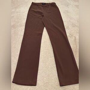 Boston Proper Travel High Rise Women’s Small High-Rise Wide-Leg Pants Brown